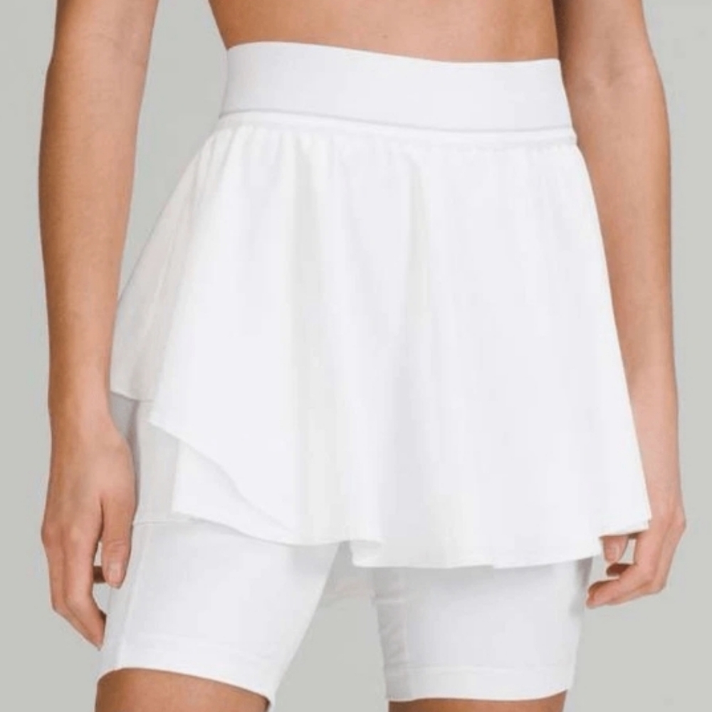 Lululemon Court Rival High Rise Skirt White - Picture 13 of 14